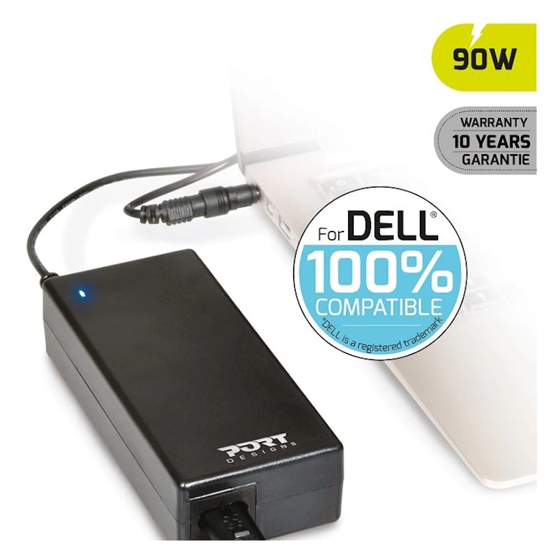 PORT DESIGNS Port Connect 90W Notebook-Adapter Dell - Schwarz