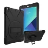 Port Designs Pro Shock 360 Robustes Schutzetui und rotierendes Folio für Samsung Galaxy Tab A9+ - Schwarz