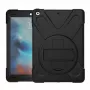 Port Designs Pro Shock 360 Robustes Schutzetui und rotierendes Folio für Samsung Galaxy Tab A9+ - Schwarz