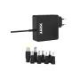 PORT Universal-Laptop-Netzteil 65W mit 8 Steckern - Schwarz