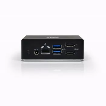 PORT USB-C 11-in-1 Multiport Hub Docking Station - 2x HDMI 4K, 3x USB-A, USB-C PD 100W, RJ45 Gigabit Ethernet, Audio Jack - Schwarz