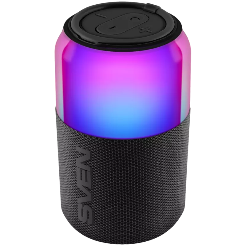 Tragbarer Lautsprecher SVEN PS-130, Rot, 10W RMS, TWS, Bluetooth, USB, Lithium-Akku