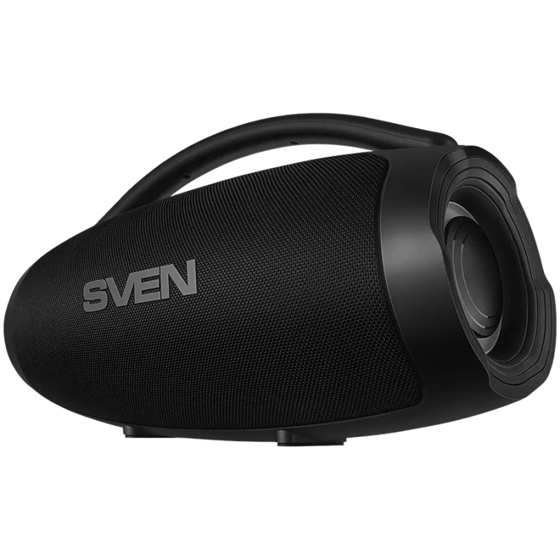 Tragbarer Lautsprecher SVEN PS-375, schwarz, Leistung 30+2x15W (RMS), TWS, Bluetooth, USB, Lithium-Akku