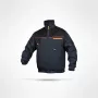 Posejdon XXL Kurze Arbeitsjacke Grau/Schwarz