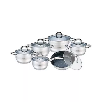 Topfset 12-teilig SALERNO BR-4004
