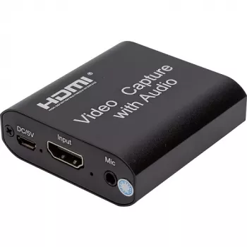POWER PLANT HDMI Video Capture Card, 4K 30Hz, USB 3.0, mit Audioausgang