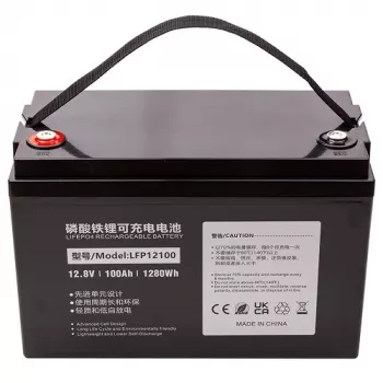 POWER PLANT LiFePO4 Batterie 12.8V 100Ah – 1280Wh Deep Cycle mit integriertem BMS