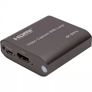 POWER PLANT, LLC 4K HDMI Video Capture Device mit Loop-Out, USB 3.0, Ultra-Low Latency