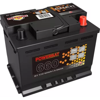 POWERBAT L2 12V 60Ah AGM Start-Stop Autobatterie