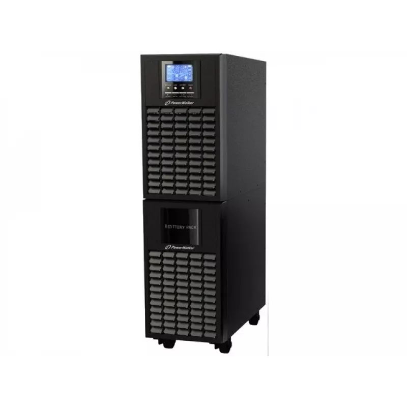 PowerWalker On-Line 10000VA USV CG - Tower-Doppelwandler-USV, 10kVA/10kW, externe Batterien, Festverdrahtung
