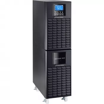 PowerWalker On-Line 10000VA USV CG - Tower-Doppelwandler-USV, 10kVA/10kW, externe Batterien, Festverdrahtung