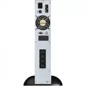 PowerWalker VFI 2000 CRS Unterbrechungsfreie Stromversorgung (USV) Doppelwandler (Online), 2 kVA / 1600 W, 4 AC-Ausgänge, Tower