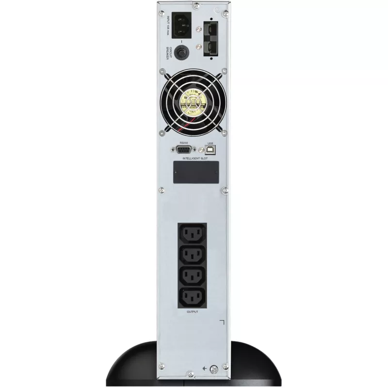 PowerWalker VFI 2000 CRS Unterbrechungsfreie Stromversorgung (USV) Doppelwandler (Online), 2 kVA / 1600 W, 4 AC-Ausgänge, Tower