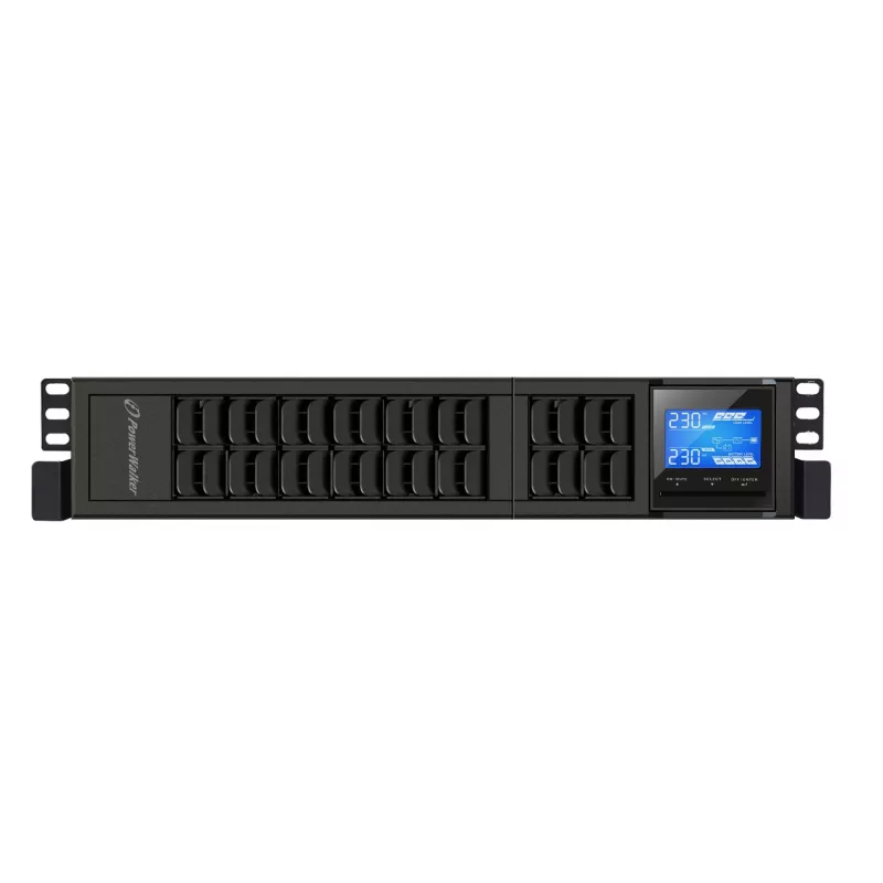 PowerWalker VFI 2000 CRS Unterbrechungsfreie Stromversorgung (USV) Doppelwandler (Online), 2 kVA / 1600 W, 4 AC-Ausgänge, Tower