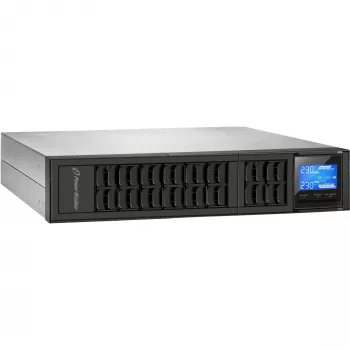 PowerWalker VFI 2000 CRS Unterbrechungsfreie Stromversorgung (USV) Doppelwandler (Online), 2 kVA / 1600 W, 4 AC-Ausgänge, Tower
