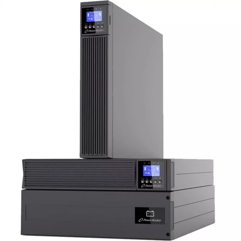 PowerWalker VFI 6000 ICR IoT 6000VA Online-Doppelwandler-USBV Rack/Tower, 3U, 5400W, IoT-Überwachung
