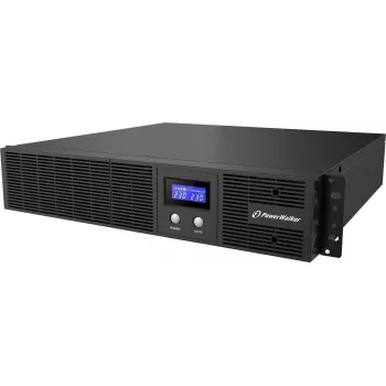 PowerWalker VI 3000 RLE UK Line-Interactive USV, 3000 VA/1800 W, Rackmount 2U, 8x IEC C13 + 1x IEC C19, USB/RS-232, AVR, LCD