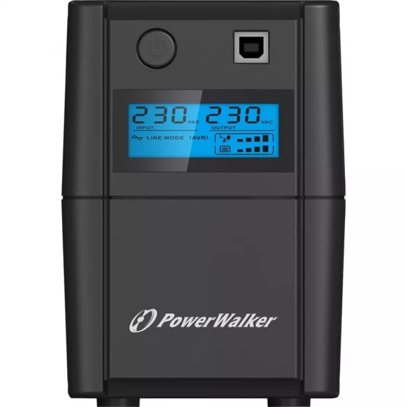 PowerWalker VI 650 SHL IEC Line-Interactive USV – 650 VA / 360 W, Tower, 2x IEC C13