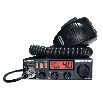 President Martin ASC CB Funkgerät AM/FM 12/24V