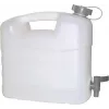 PRESSOL 20 L HDPE Kanister mit Ablasshahn, Weiß, Lebensmittelecht 21167