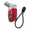 Primus PowerLighter III Spark Piezo Küchenanzünder – Rot, nachfüllbar mit Butangas, windfest, einstellbare Flamme, Outdoor & Camping
