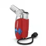 Primus PowerLighter III Spark Piezo Küchenanzünder – Rot, nachfüllbar mit Butangas, windfest, einstellbare Flamme, Outdoor & Camping