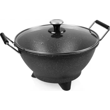 Princess 162389 Elektrischer Wok 7L Schwarz Aluminium-Druckguss 1400W 250°C 01.162389.01.001