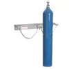 Pro-Line Wandhalterung für 1 Gasflasche, max. Durchmesser 250 mm, Industrieblau