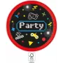 PROCOS Gaming Party Pappteller 23cm 8er-Pack (93769)