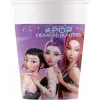 Procos K-Pop Demon Hunters Pappbecher 200 ml, 8er-Pack | Partybecher mit thematischem Design 98640