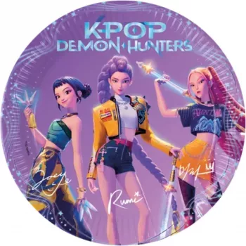 PROCOS K-Pop Demon Hunters Pappteller 23cm 8er-Pack (98638)