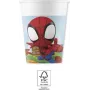 Procos Marvel Spider-Man Pappbecher 200ml 8er-Pack Partybecher 94877