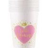 Procos My Little Princess Pappbecher 200ml 8er-Pack 96477