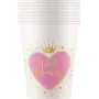Procos My Little Princess Pappbecher 200ml 8er-Pack 96477