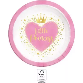 Procos My Little Princess Pappteller 23cm 8er-Pack (96476)
