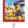 Procos Paw Patrol 2-lagige Papierservietten, 20er-Pack, 33x33 cm, Mehrfarbig 95599