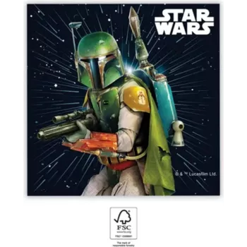 Procos Star Wars 2-lagige Papierservietten 20er-Pack 33x33cm 93881