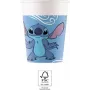 Procos Stitch & Angel Pappbecher 200ml 8er-Pack | Disney Lilo & Stitch Partybecher 96795