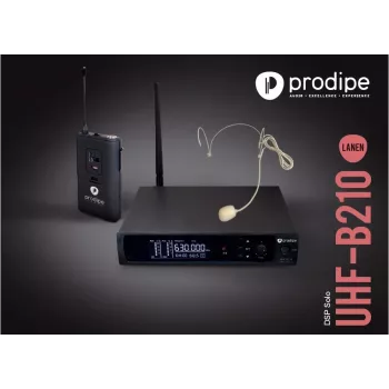 Prodipe B210SOLO DSP UHF Wireless Headset Mikrofon System (F5, 863-865 MHz)