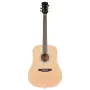 Prodipe Guitars SD25 Dreadnought Akustikgitarre - Decke aus massiver Sitka-Fichte, Boden und Zargen aus Mahagoni, Natural High Gloss