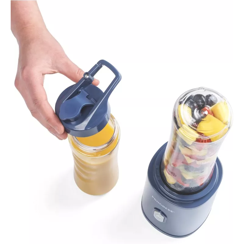 Progress EK6693PVDE Smoothie To Go Personal Blender 300 W Schwarz/Edelstahl