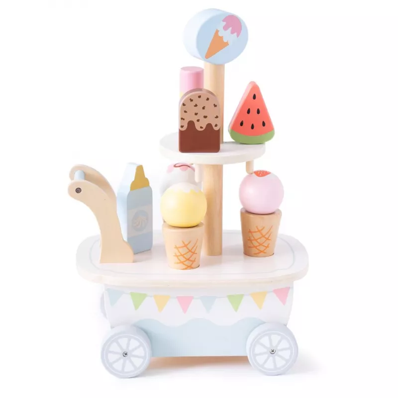 Promis LD04 Holz-Eiswagen-Spielzeug für Kinder