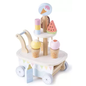 Promis LD04 Holz-Eiswagen-Spielzeug für Kinder