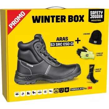 PROMOARAS 44 ARAS Winter Box mit kostenlosen Gadgets – Mystery-Tech-Geschenkbox, 3-5 Überraschungs-Elektronik-Gadgets, Premium-recycelbare Verpackung, universelle Kompatibilität