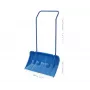 PROSPERPLAST PP. Doppelschaufel Arctic Blue 80cm Schneeschaufel mit Stahlstiel