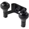 PSG 60.023.9005 Obere Führungshalterung für Schiebetore, 60mm, 2 Rollen, Schwarz RAL 9005
