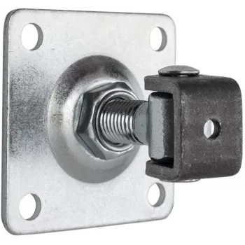 PSG 61.018 Verstellbares Tortband mit 80x80x3 mm Anschweißplatte, M16-Gewinde