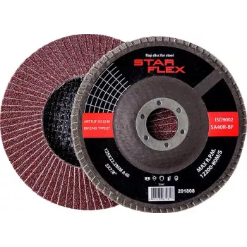 PSG Star Flex STAL T29 125x22mm Fächerscheibe, Zirkonkorund, Körnung 40, für Stahl (TLS1252240)