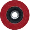 PSG Star Flex T29 SG INOX Keramik-Fächerschleifscheibe 125 mm, 22,23 mm Bohrung, P40 Körnung, Typ 29 konisch, für Edelstahl und Metall