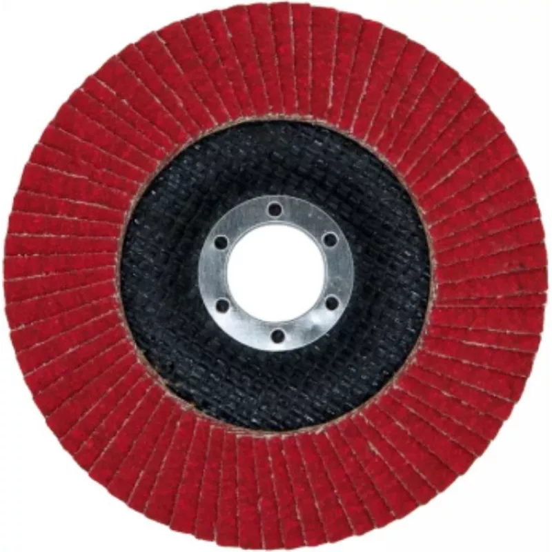 PSG Star Flex T29 SG INOX Keramik-Fächerschleifscheibe 125 mm, 22,23 mm Bohrung, P40 Körnung, Typ 29 konisch, für Edelstahl und Metall